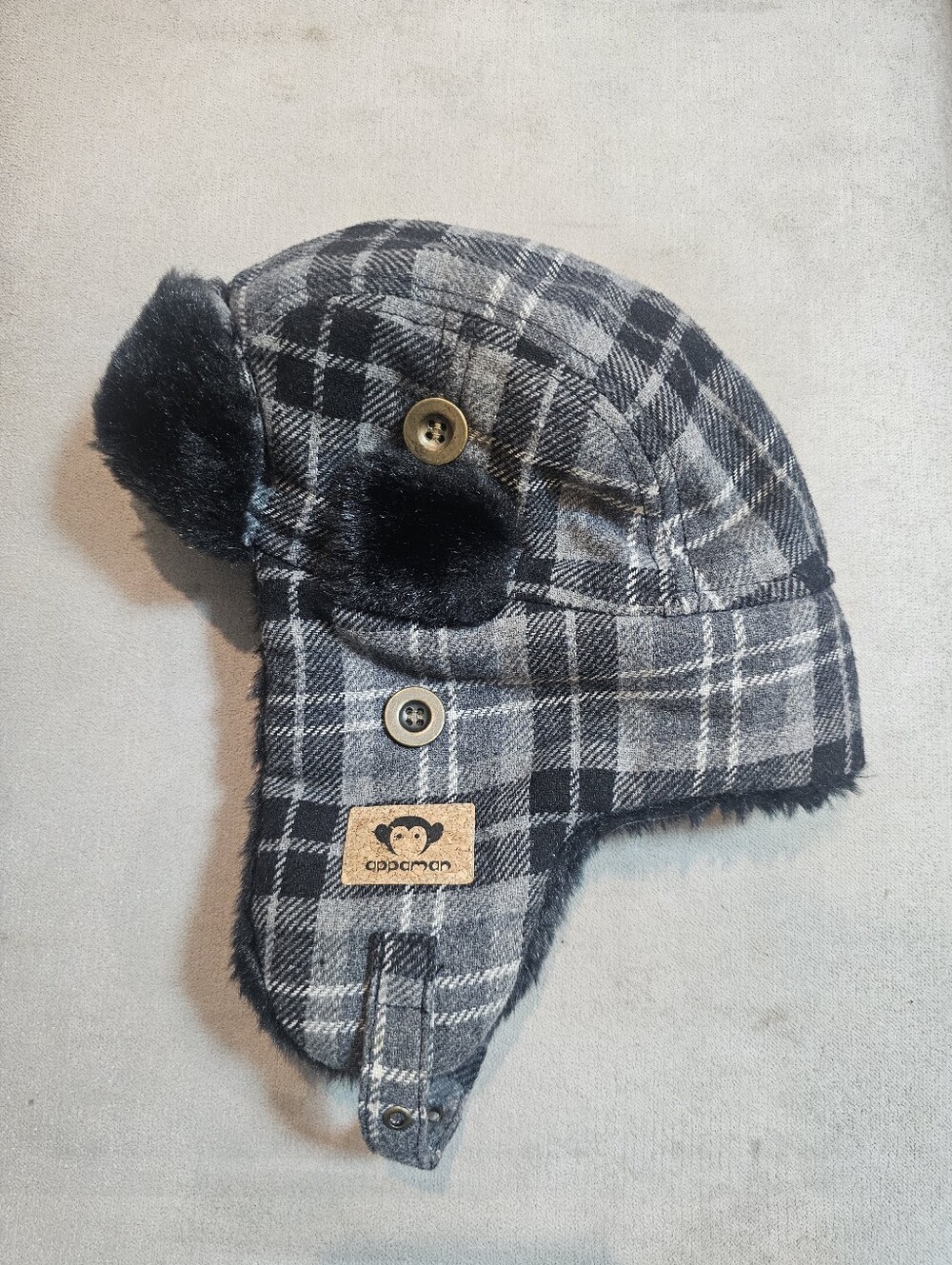 Appaman Kids Plaid Winter Hat